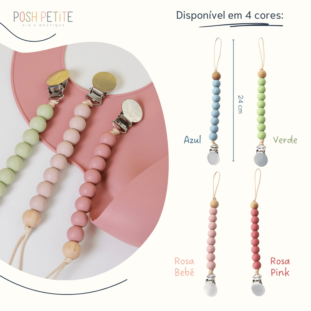 Prendedor de Chupeta - Posh Petite