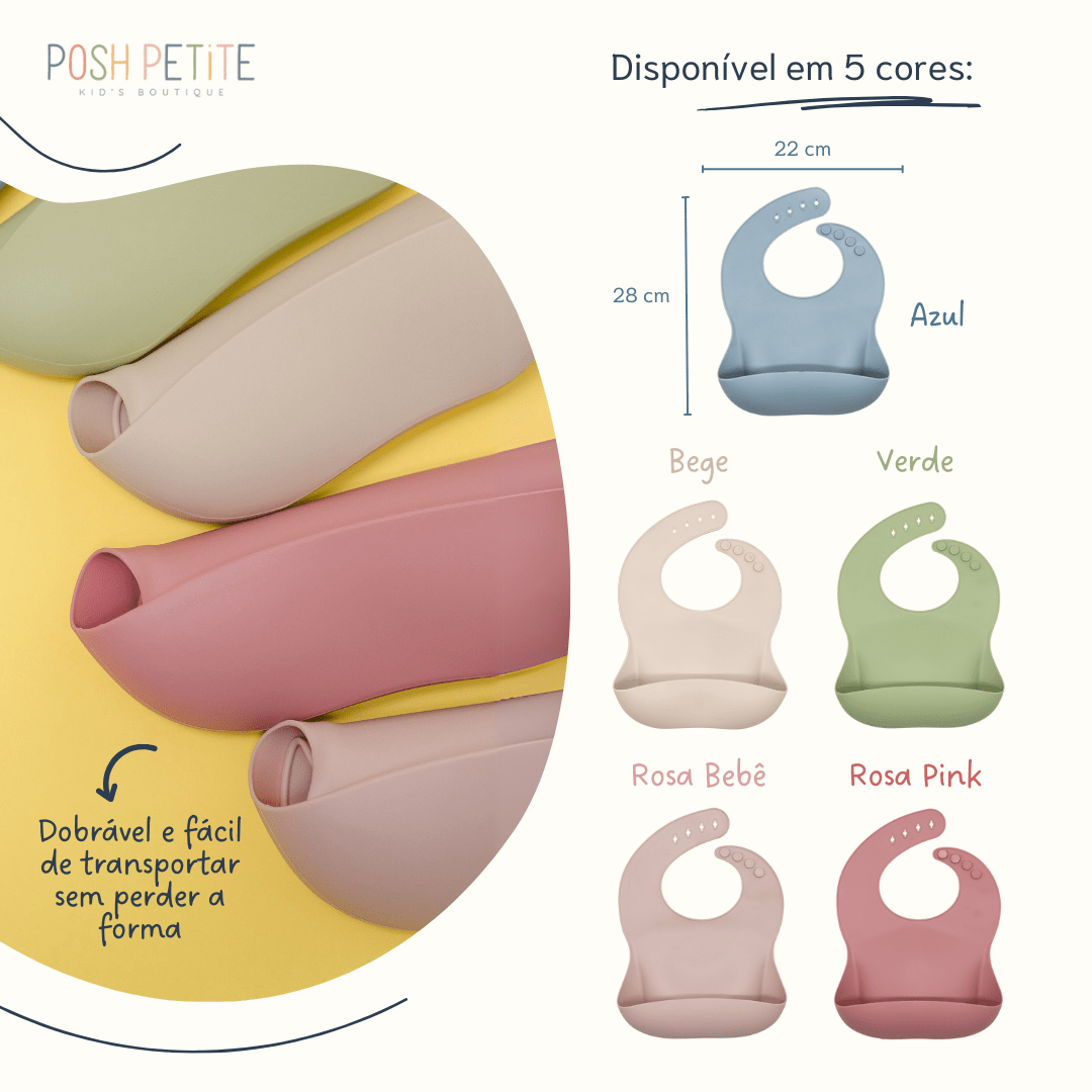 Babador de Silicone - Posh Petite